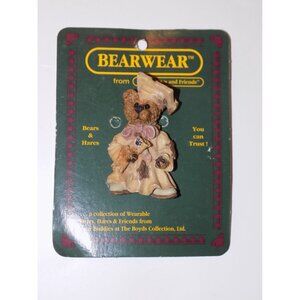 Boyds Bears Bearwear Brooch Lapel Pin 1995 Bailey...The Graduate Vintage - 26109